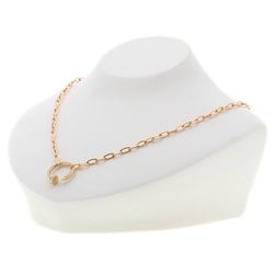 Cartier Juste Uncre Diamond Necklace K18 Pink Gold Women's CARTIER