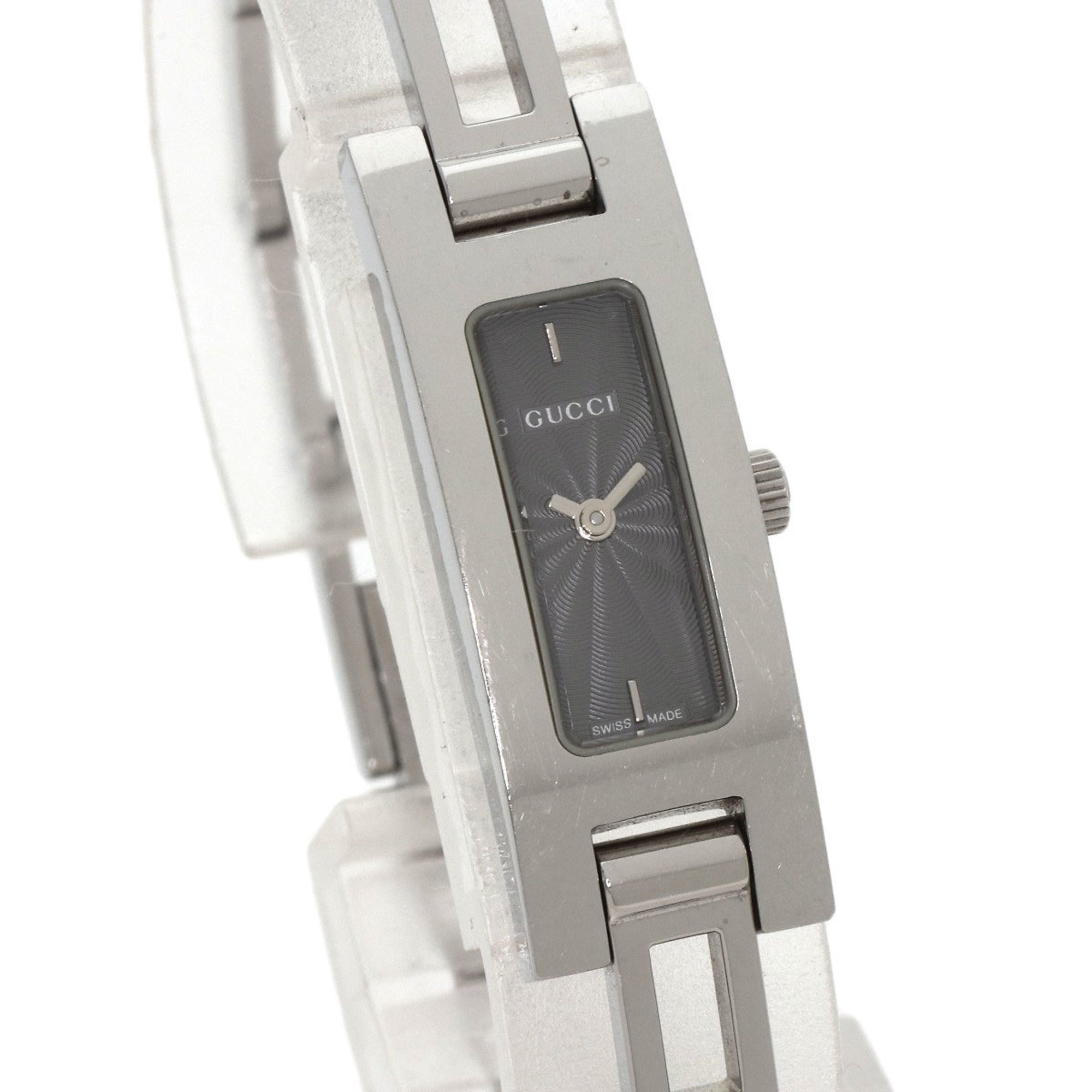 Gucci 3900L Square Face Watch Stainless Steel SS Ladies GUCCI