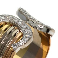 Cartier 2C LM Diamond #54 Ring K18 Yellow Gold K18WG K18PG Women's CARTIER