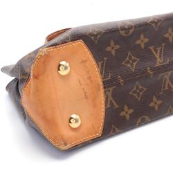 LOUIS VUITTON Wilshire PM Handbag Bag Coated Canvas Leather Monogram Women's Brown M45643