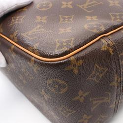 Louis Vuitton LOUIS VUITTON Deauville Bowling Vanity Monogram Handbag Bag Coated Canvas Leather Women's Brown M47270