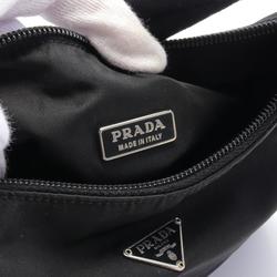 PRADA handbag, nylon, women's, black