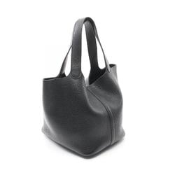 Hermes HERMES Picotin Lock MM Handbag Bag Taurillon Clemence Women's Black