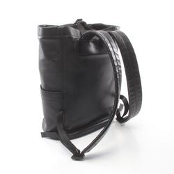 Louis Vuitton Chalk Backpack Monogram Shadow Rucksack Bag Leather Men's Black M44614