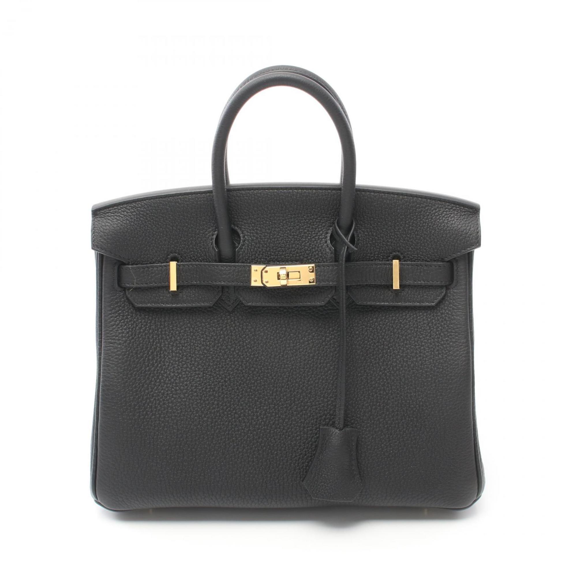 Hermes HERMES Birkin 25 Handbag Bag Togo Women's Black 041344CC