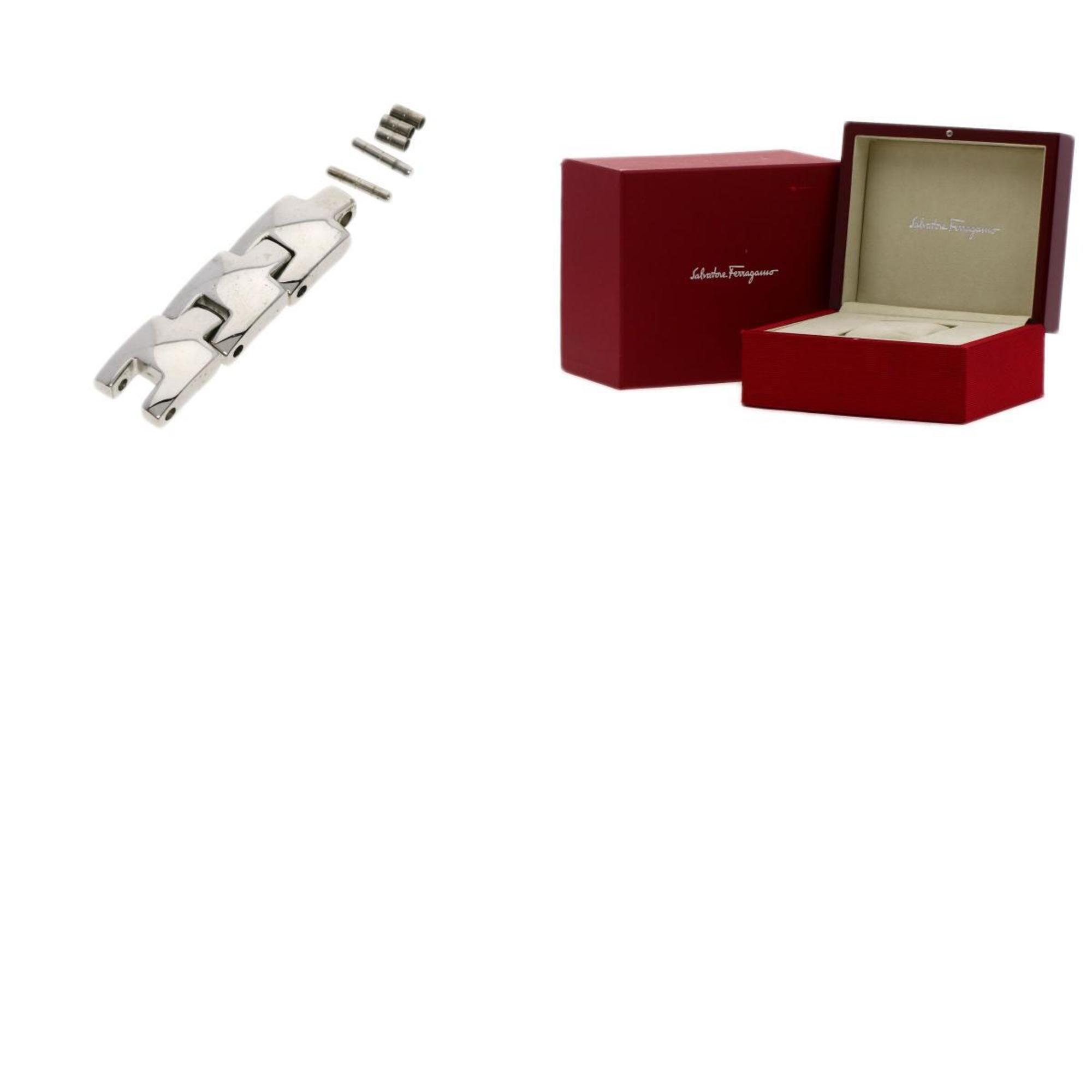 Salvatore Ferragamo FQ5 Watch Stainless Steel SS Ladies