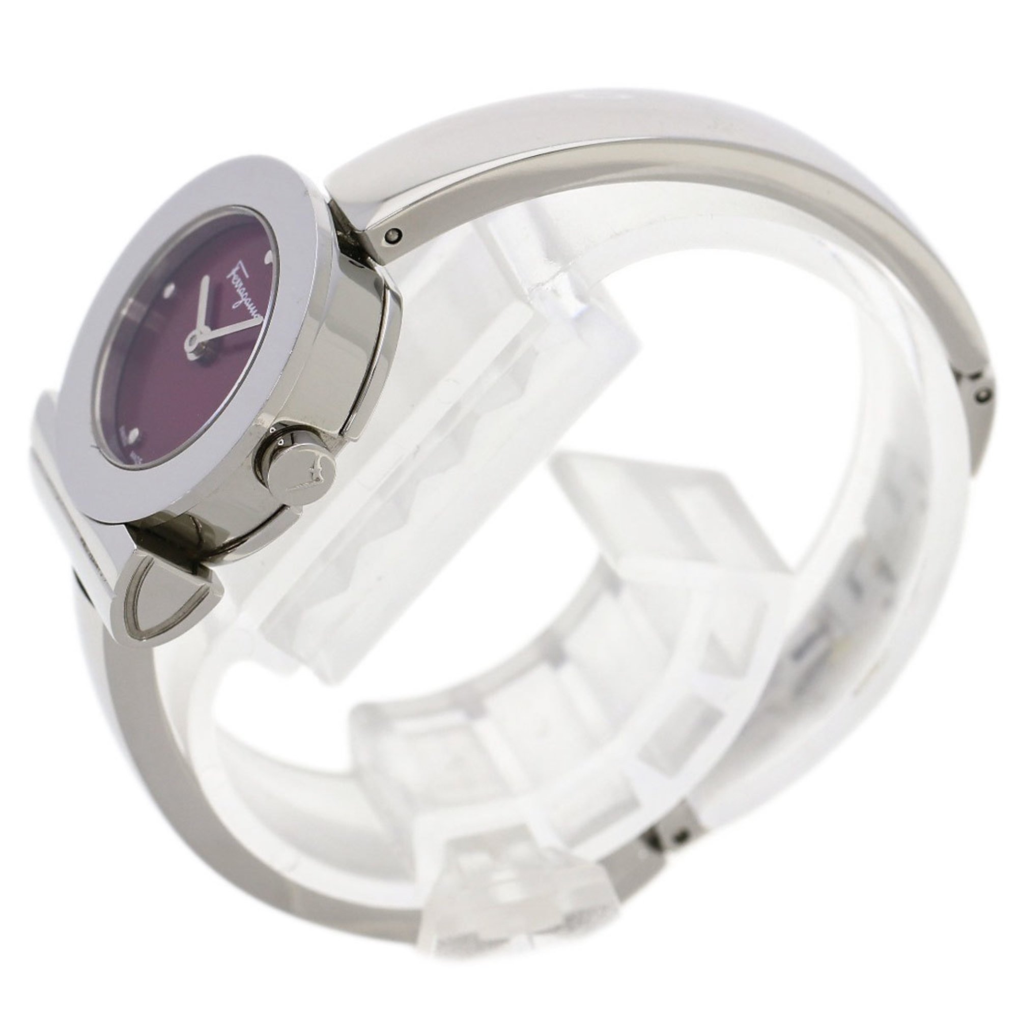 Salvatore Ferragamo FQ5 Watch Stainless Steel SS Ladies