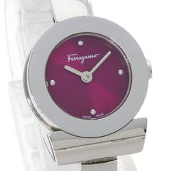 Salvatore Ferragamo FQ5 Watch Stainless Steel SS Ladies