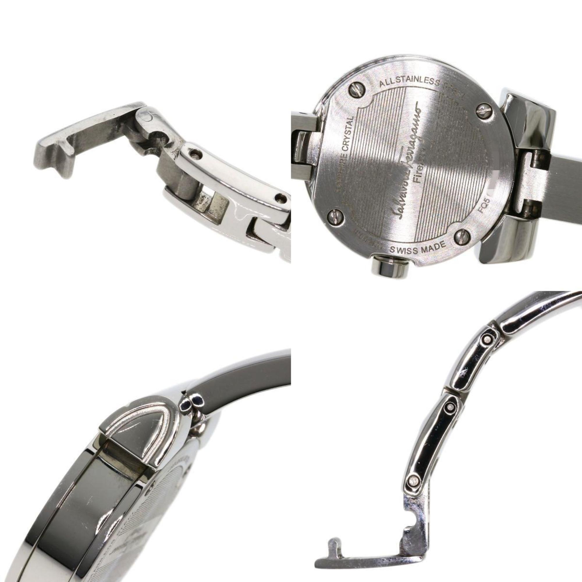 Salvatore Ferragamo FQ5 Watch Stainless Steel SS Ladies