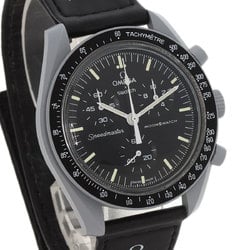 Swatch Omega Mission to the Moon Ceramic Nylon Men's Watch