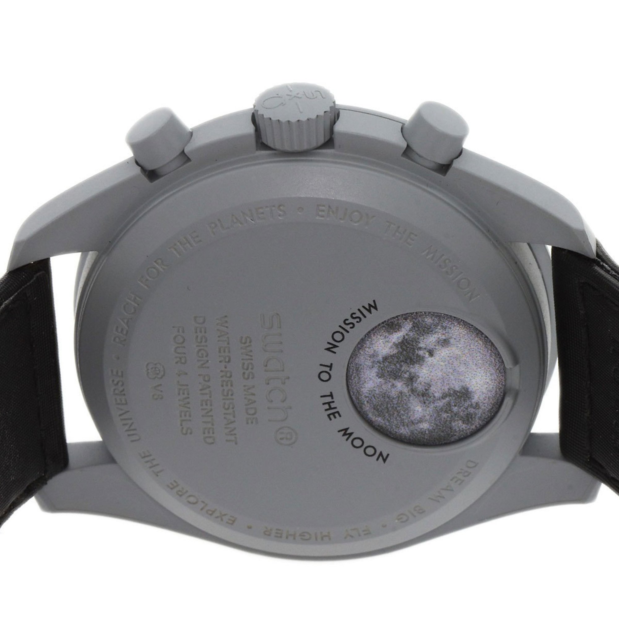 Swatch Omega Mission to the Moon Ceramic Nylon Men's Watch