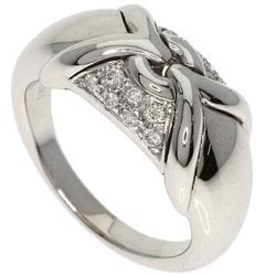 BVLGARI Trika Diamond Ring, 18K White Gold, Women's