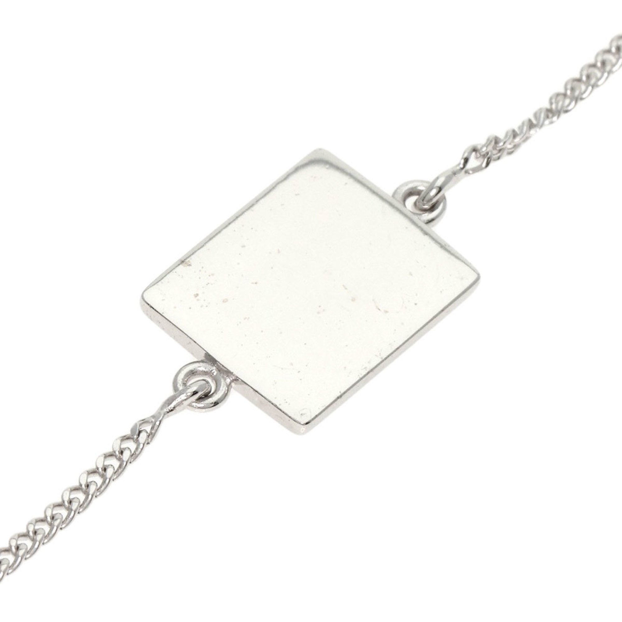 Dior Homme Enamel Shell Necklace K18 White Gold Women's