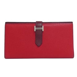 Hermes Bearn Soufflet Long Wallet Epson Women's HERMES