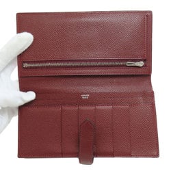 Hermes Bearn Soufflet Long Wallet Epson Women's HERMES