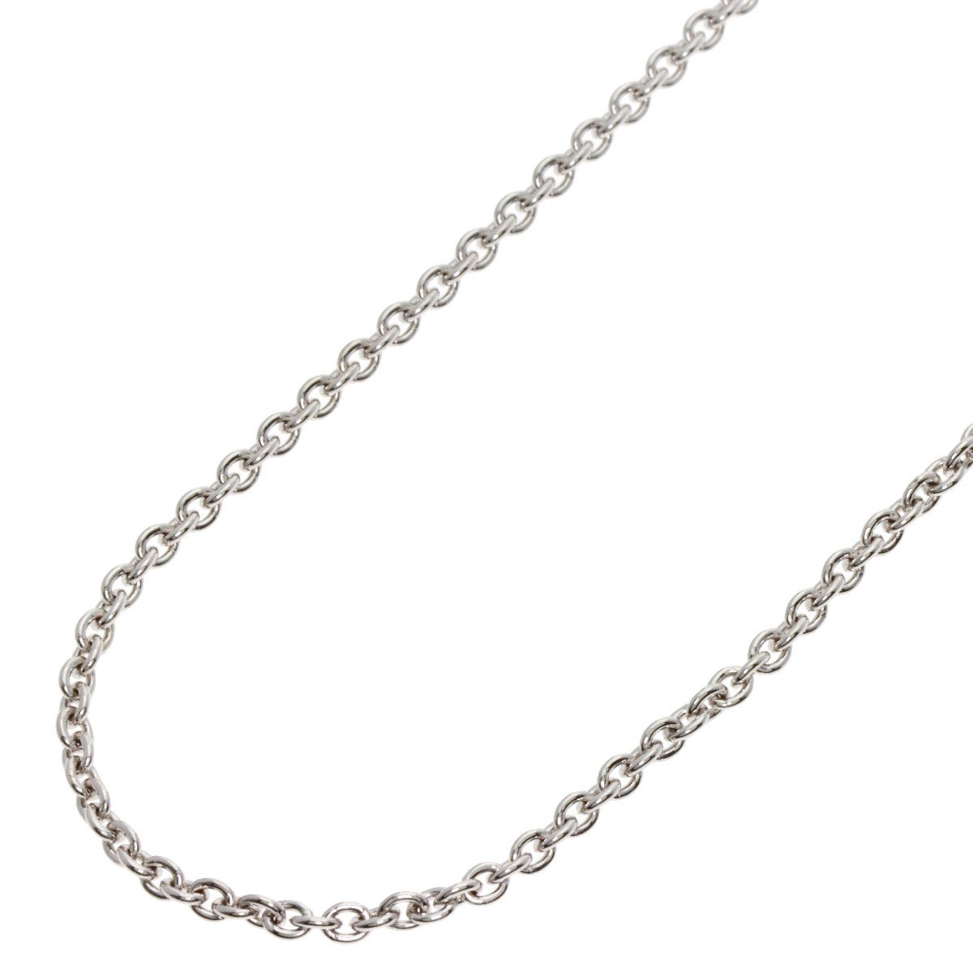 BVLGARI Chain 41cm Necklace K18 White Gold Women's