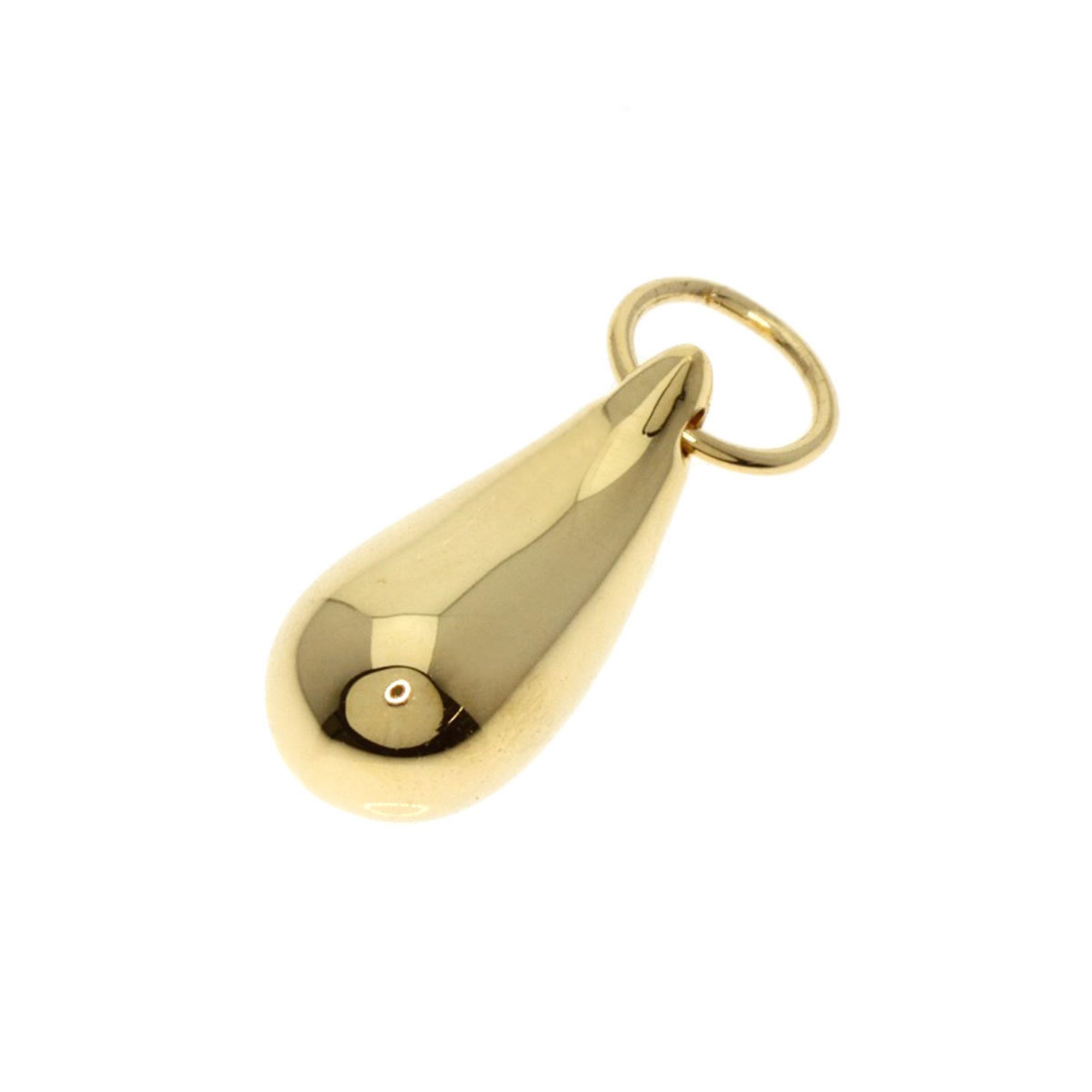 Tiffany Teardrop Pendant Top K18 Yellow Gold Women's TIFFANY&Co.