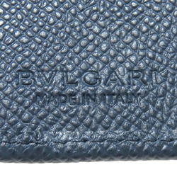 BVLGARI Key Case Leather Men's