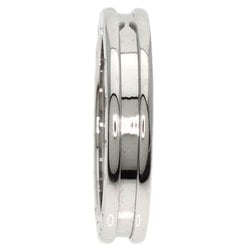 BVLGARI B-zero1 B-zero One Band XS #57 Ring, K18 White Gold, Women's