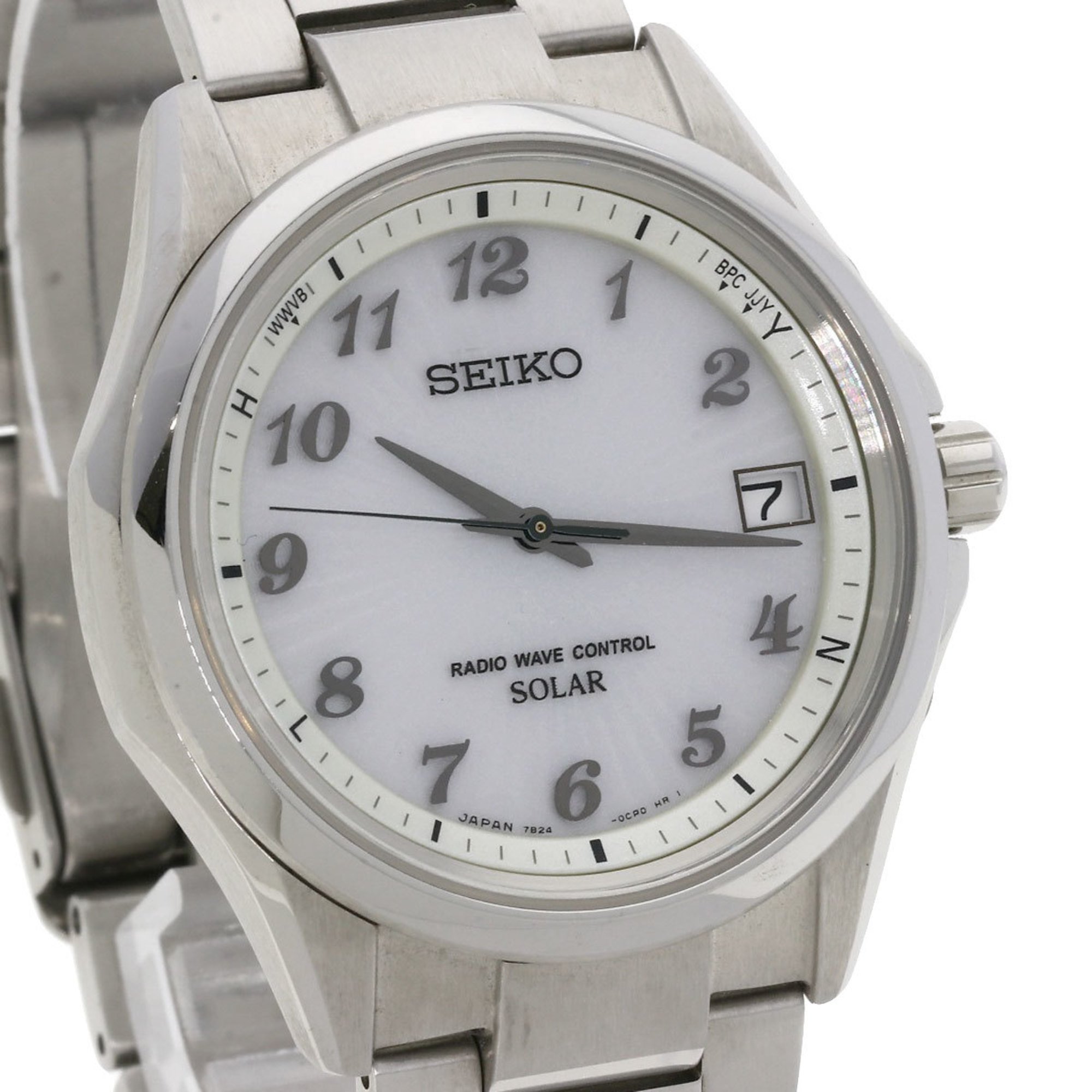 Seiko 7B24-0BN0 Brightz Watch Stainless Steel SS Men's SEIKO