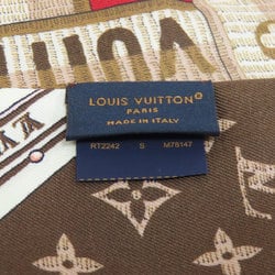 Louis Vuitton M78147 Bandeau BB LV Details Scarf Silk Women's LOUIS VUITTON