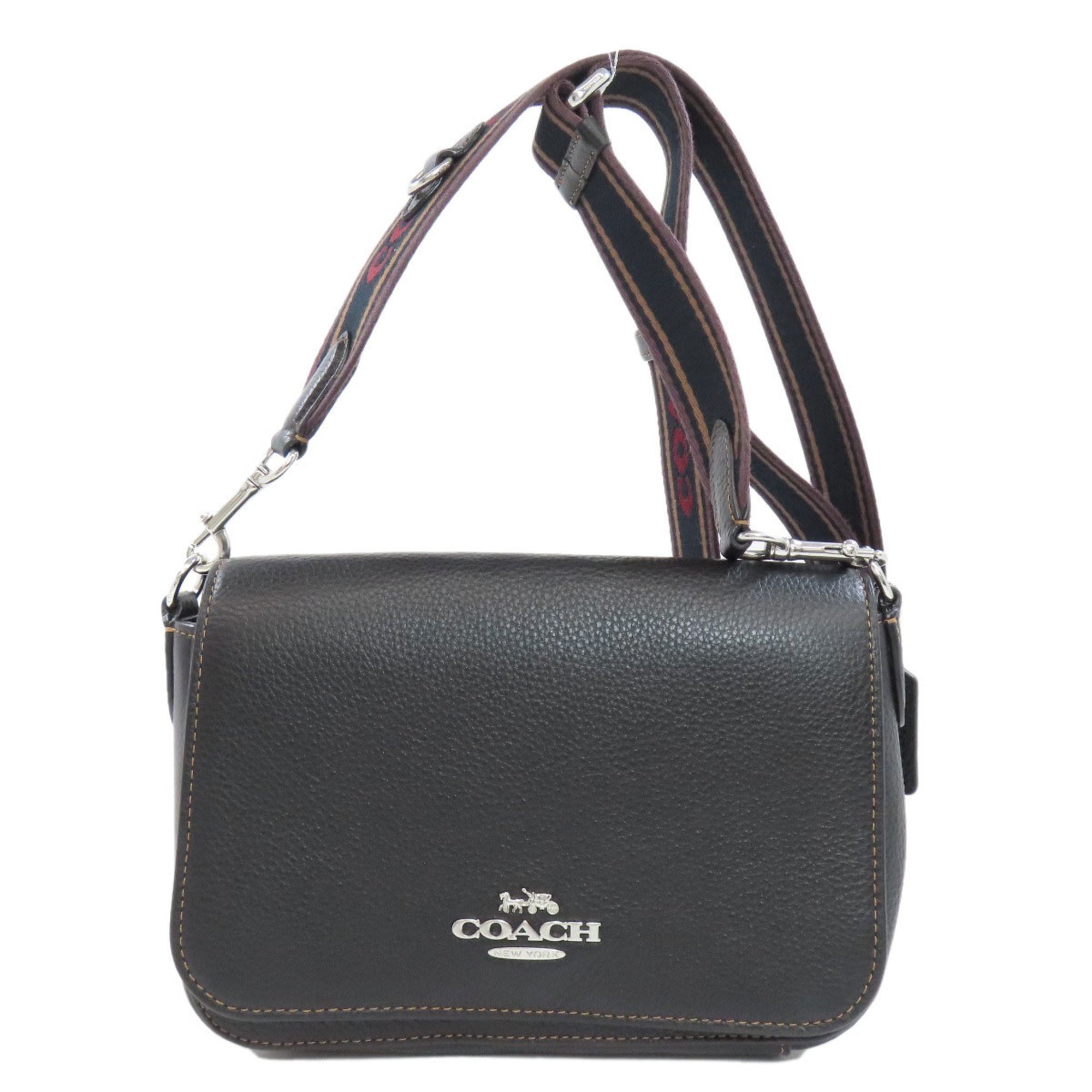 Coach CH252 Logan Shoulder Bag Leather Women's COACH