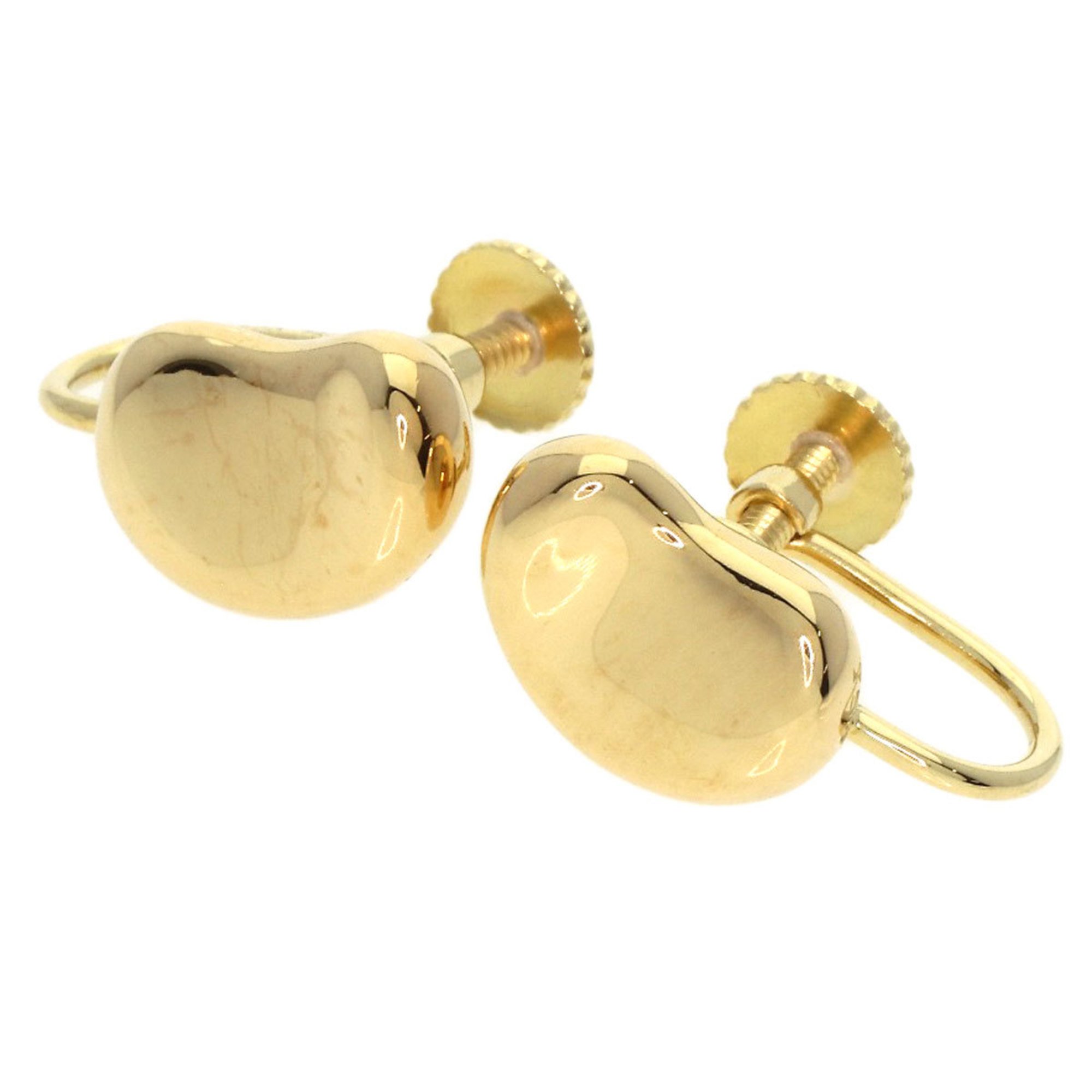 Tiffany Bean Earrings, 18k Yellow Gold, Women's, TIFFANY&Co.