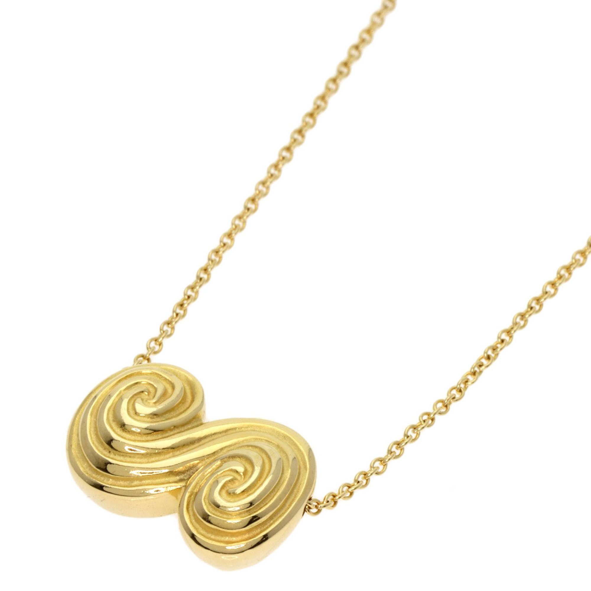 Tiffany Tornado Necklace, 18k Yellow Gold, Women's, TIFFANY&Co.