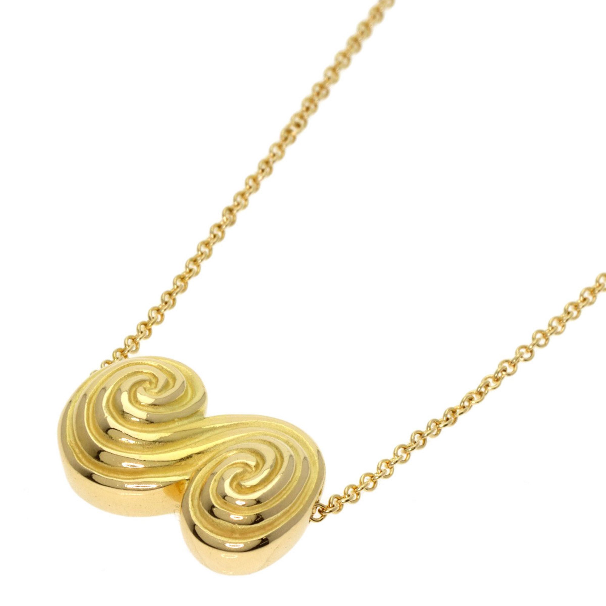 Tiffany Tornado Necklace, 18k Yellow Gold, Women's, TIFFANY&Co.