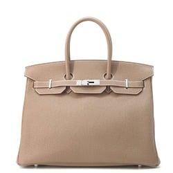 Hermes Birkin 35 Handbag Etoupe Togo U Stamp HERMES