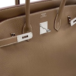 Hermes Birkin 35 Handbag Etoupe Togo U Stamp HERMES