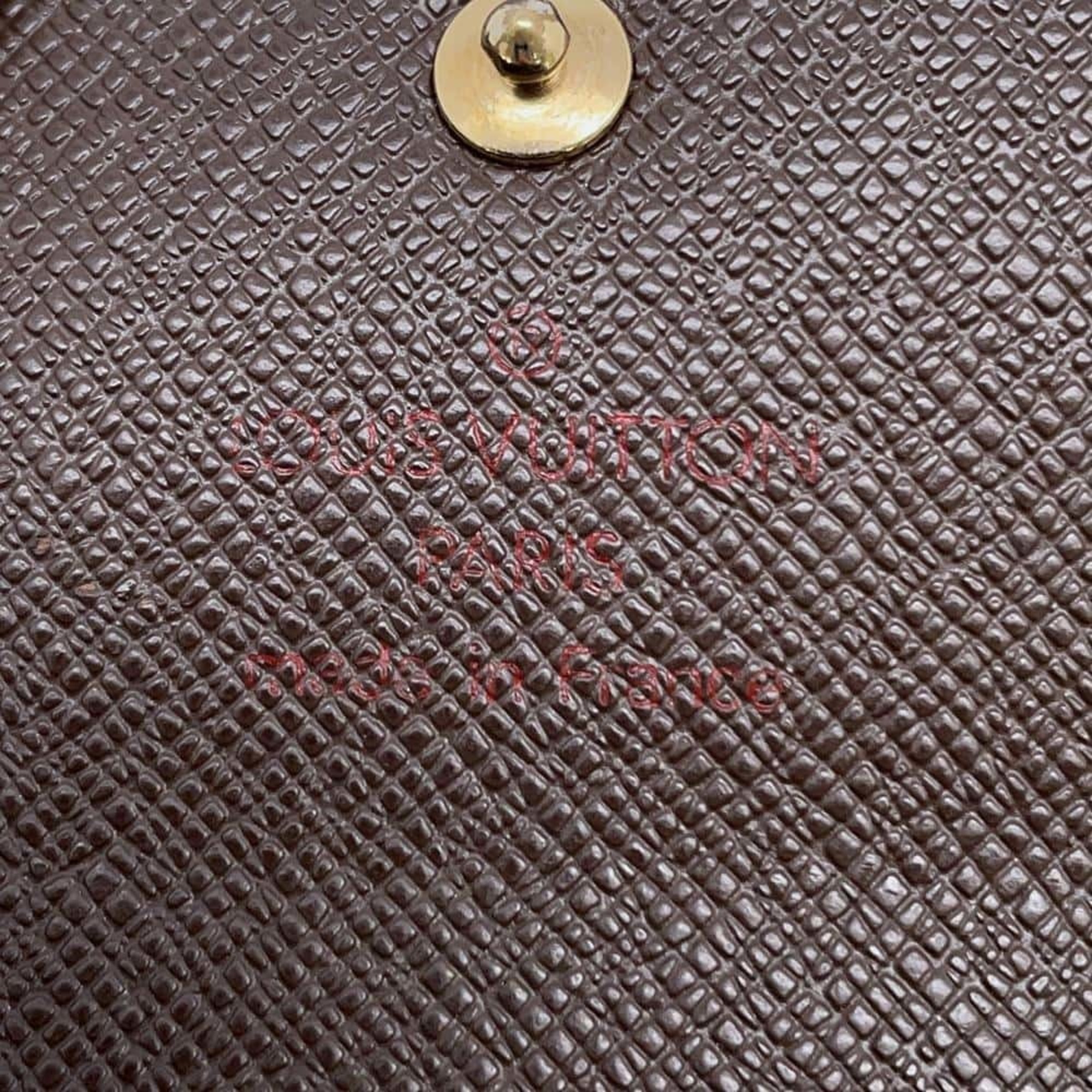 Louis Vuitton Wallet/Coin Case Damier Ebene Porto Monnaie Plat N61930 LOUIS VUITTON Coin Purse