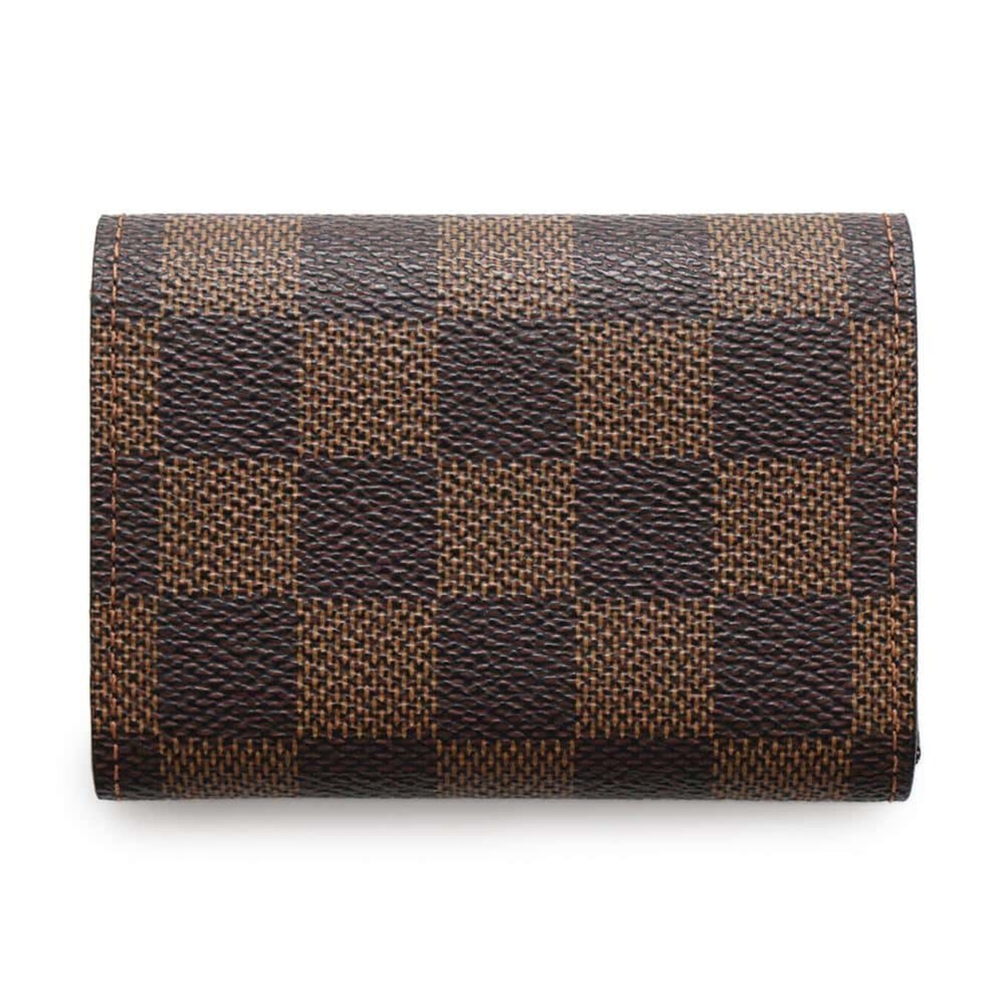 Louis Vuitton Wallet/Coin Case Damier Ebene Porto Monnaie Plat N61930 LOUIS VUITTON Coin Purse