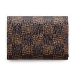 Louis Vuitton Wallet/Coin Case Damier Ebene Porto Monnaie Plat N61930 LOUIS VUITTON Coin Purse