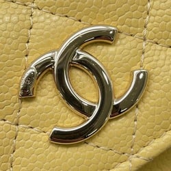 Chanel Chain Wallet Coco Mark Affinity Caviar Skin AP2914 CHANEL