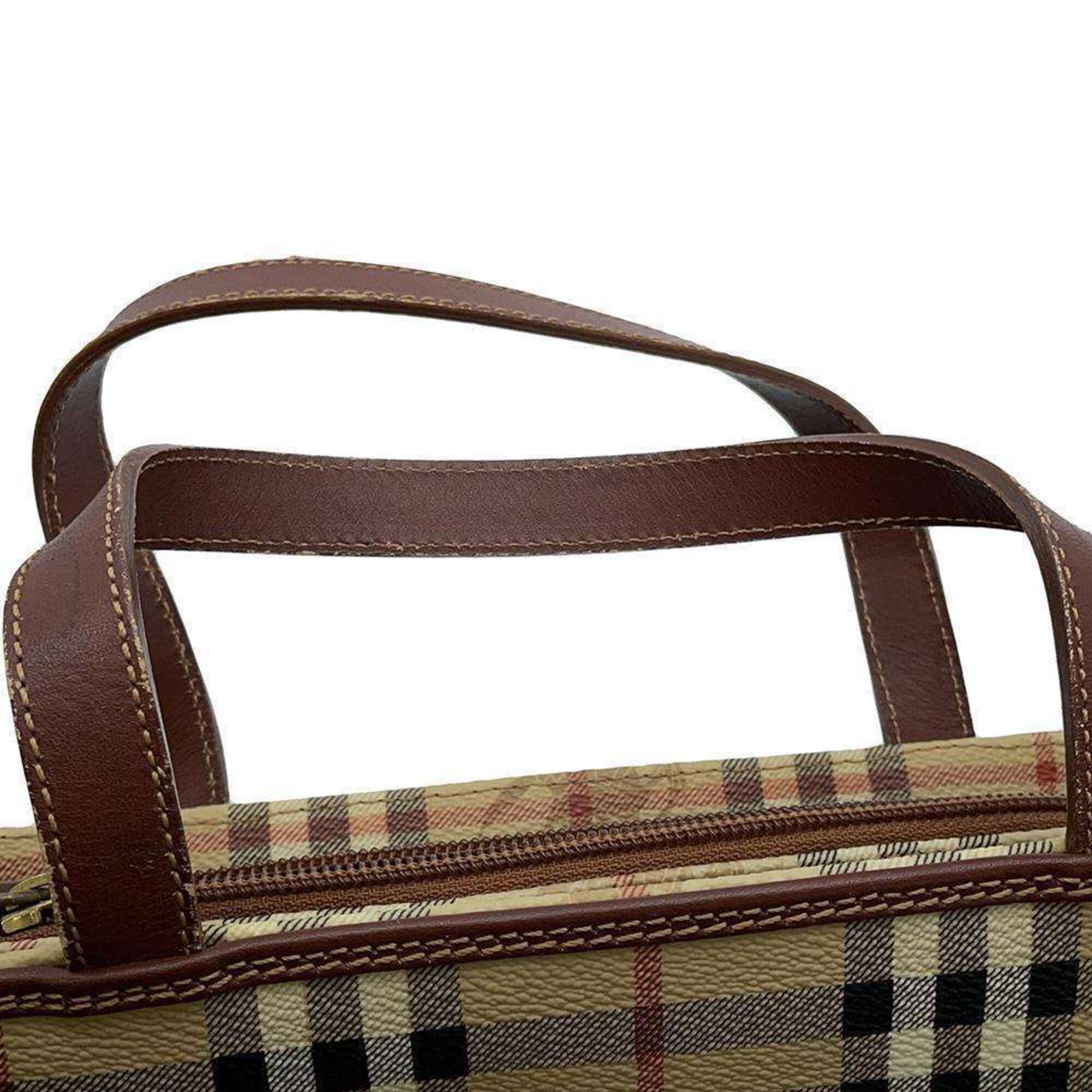 Burberry handbag check leather BURBERRY bag