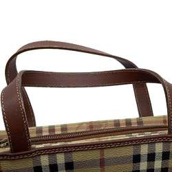 Burberry handbag check leather BURBERRY bag