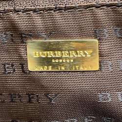 Burberry handbag check leather BURBERRY bag