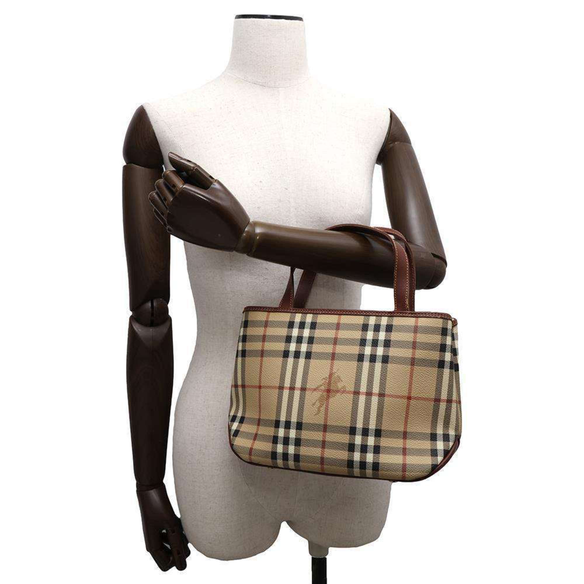 Burberry handbag check leather BURBERRY bag