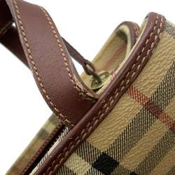 Burberry handbag check leather BURBERRY bag