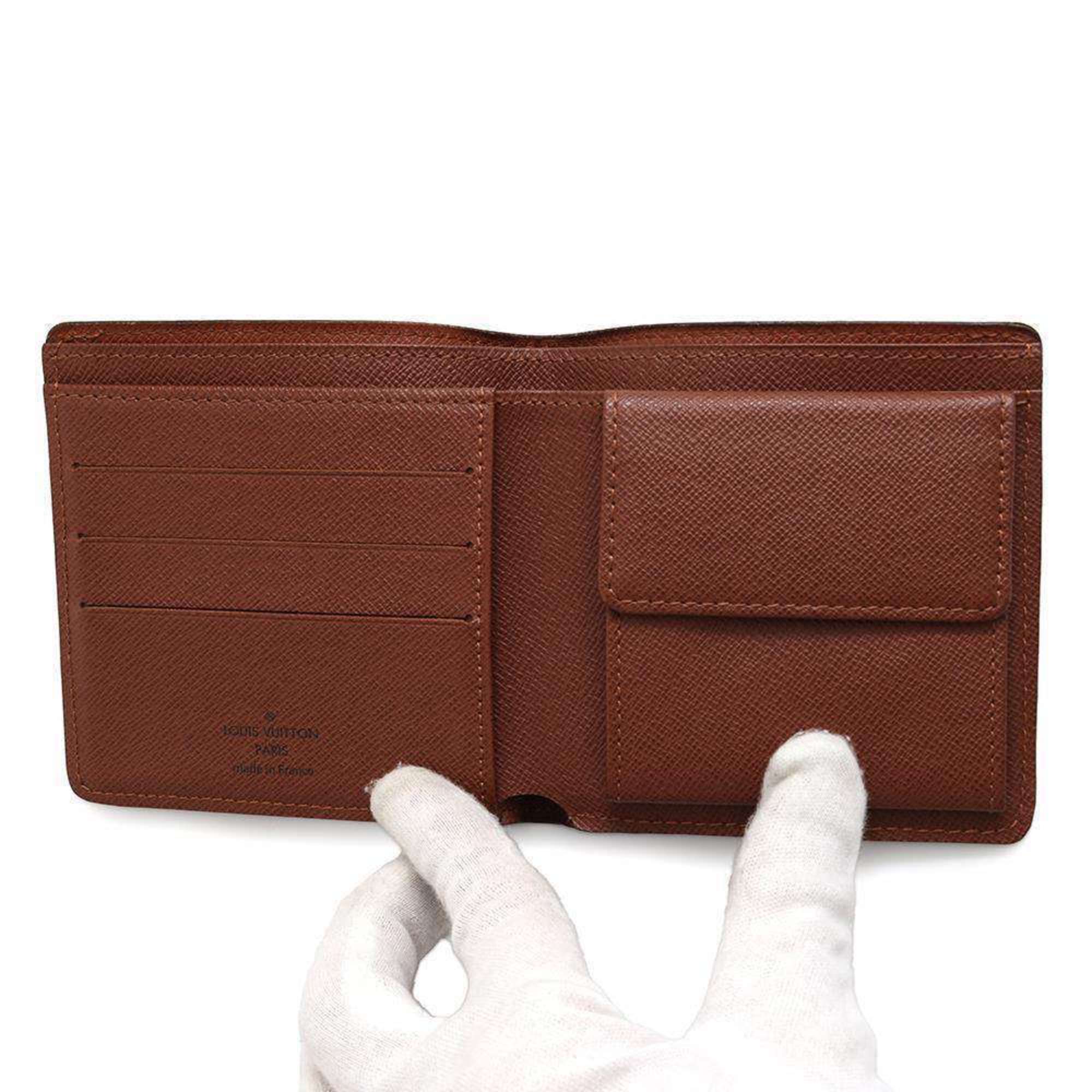 Louis Vuitton Wallet Monogram Portefeuille Marco M61675 LOUIS VUITTON Men's Bi-fold