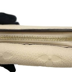 Louis Vuitton Tri-fold Wallet Monogram Empreinte Portefeuille Metis Compact M81071 Ivory