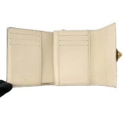 Louis Vuitton Tri-fold Wallet Monogram Empreinte Portefeuille Metis Compact M81071 Ivory