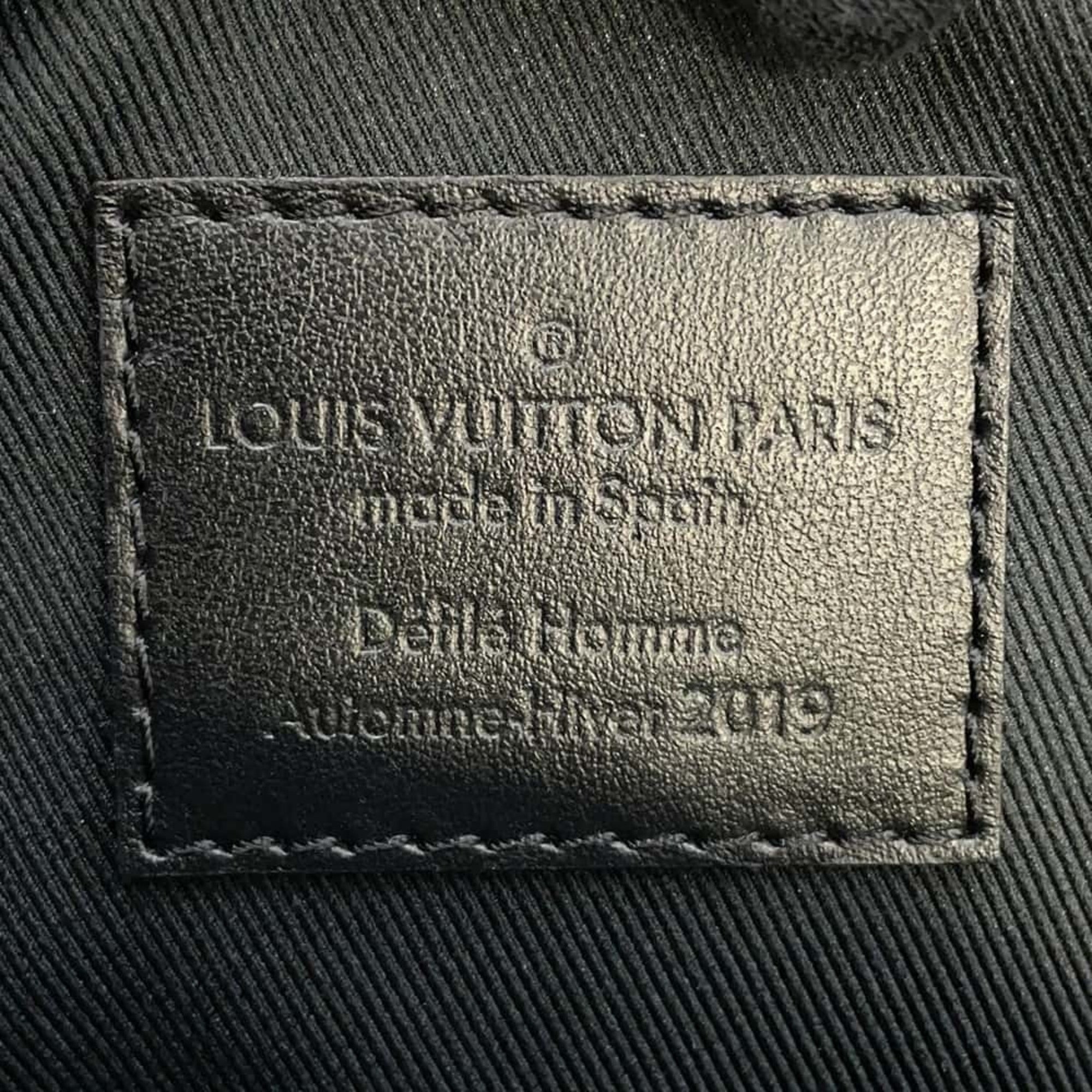 Louis Vuitton Shoulder Bag Taiga Rainbow Danube M30332 LOUIS VUITTON Black