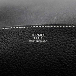 Hermes Handbag Arzan 31 Black Taurillon Clemence X Stamp 2way Shoulder