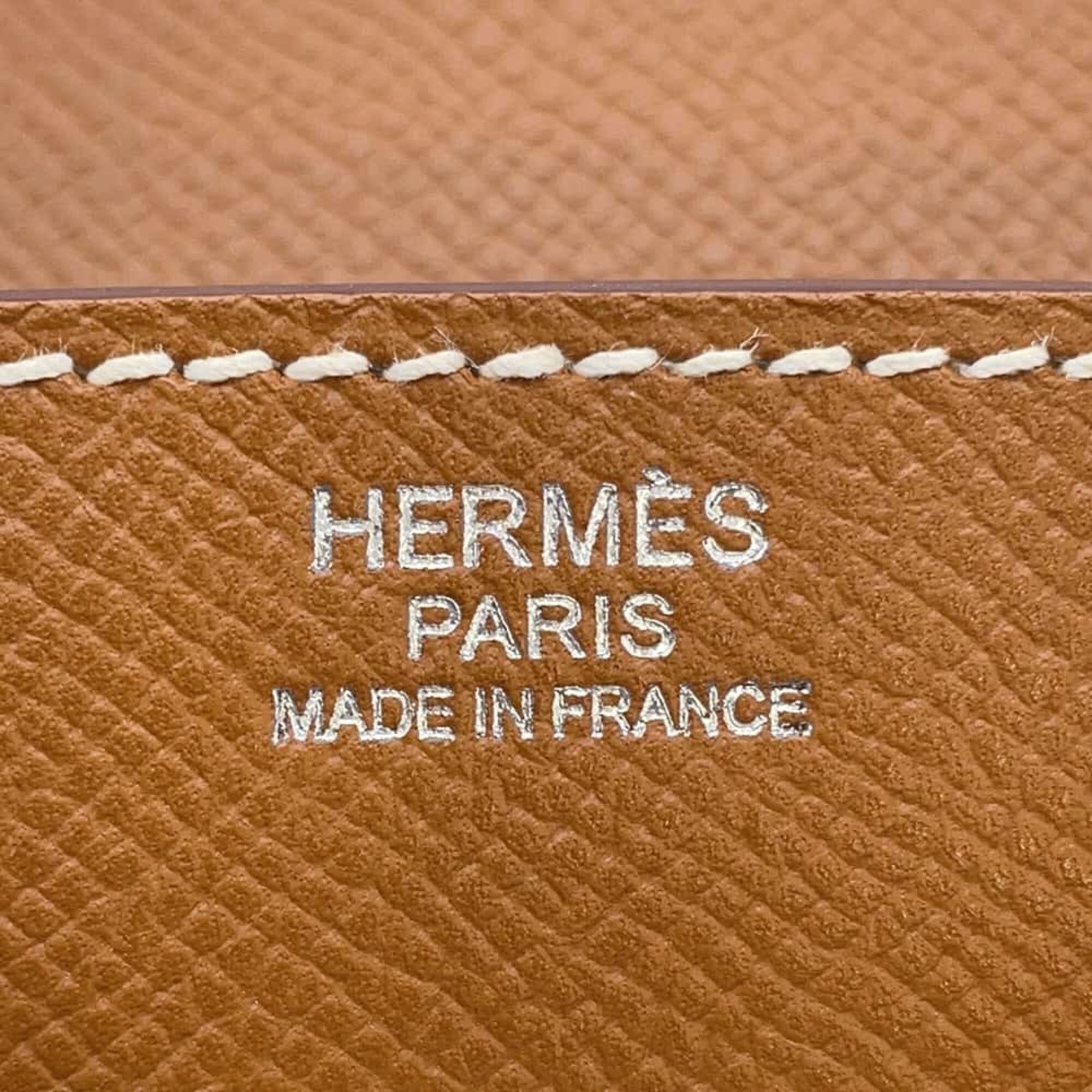 Hermes Birkin 30 Handbag Gold Epson □N Stamp HERMES