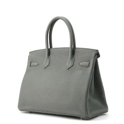 Hermes Birkin 30 Handbag Vert Amande Togo D Stamp HERMES