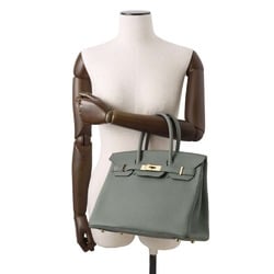 Hermes Birkin 30 Handbag Vert Amande Togo D Stamp HERMES