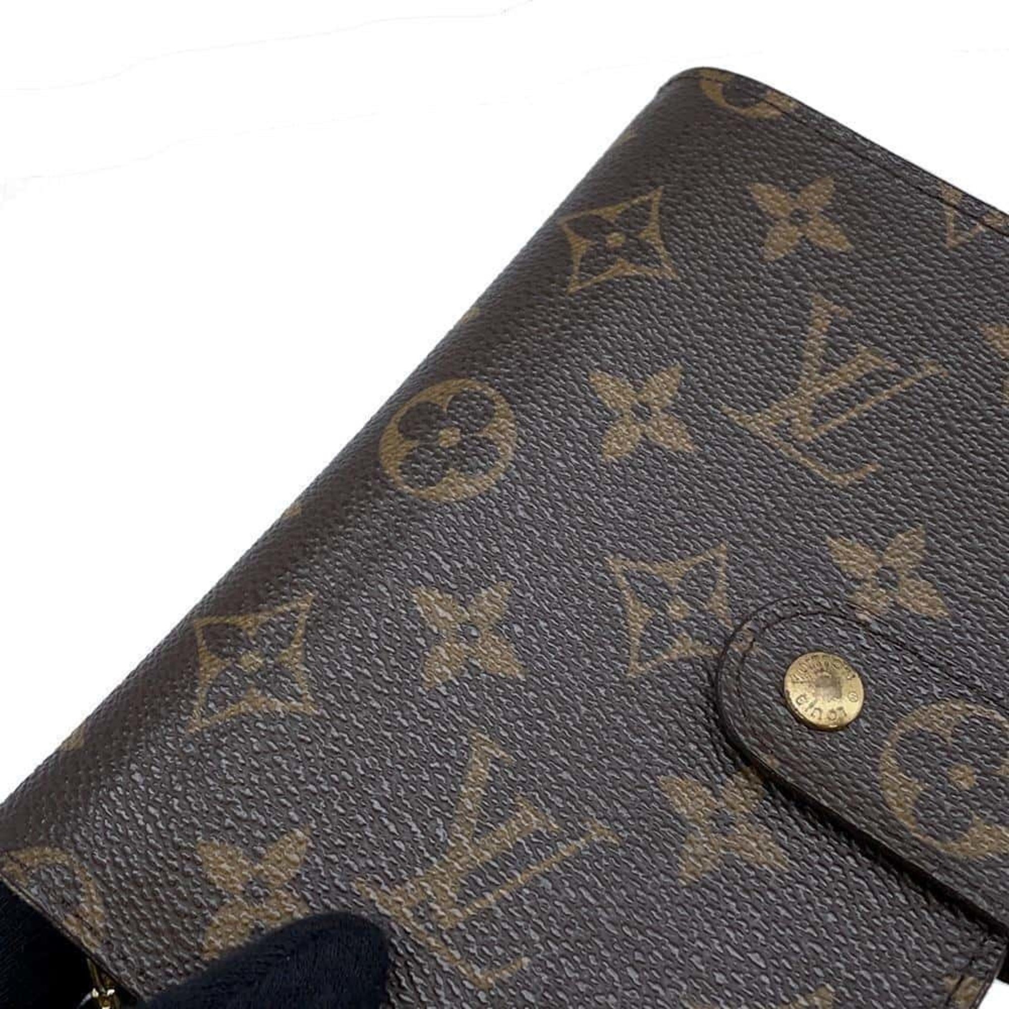 Louis Vuitton Bi-fold Wallet Monogram Porte Papier Zip M61207 LOUIS VUITTON