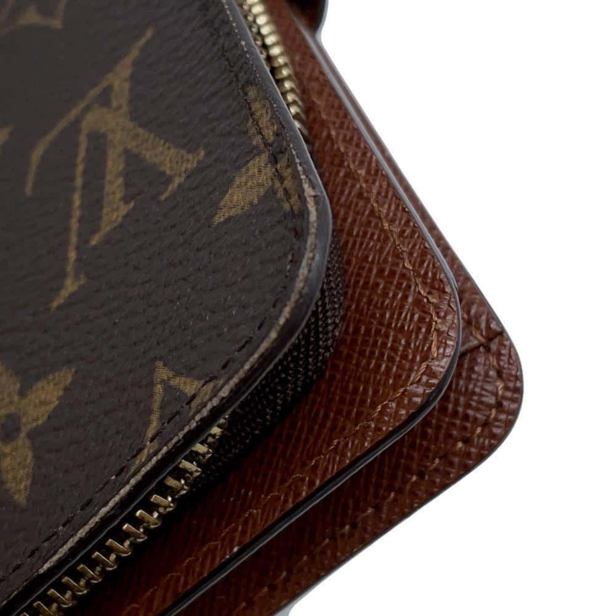 Louis Vuitton Bi-fold Wallet Monogram Porte Papier Zip M61207 LOUIS VUITTON